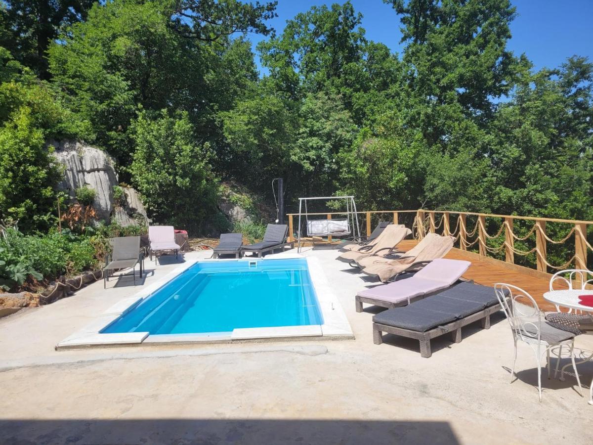 Ferienwohnung Mit Pool Kroatien Mit Meerblick Und Pool Lovran Εξωτερικό φωτογραφία