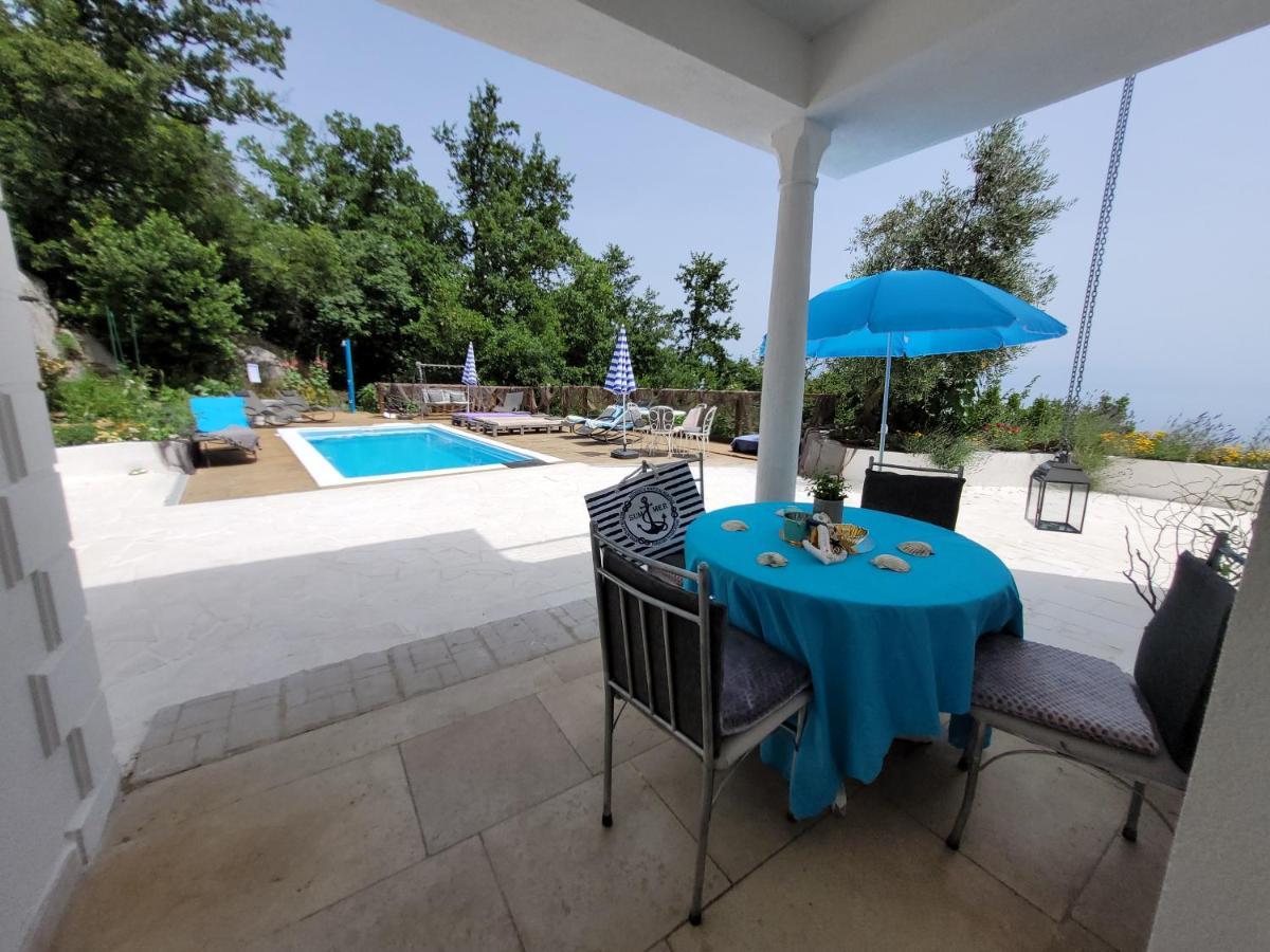 Ferienwohnung Mit Pool Kroatien Mit Meerblick Und Pool Lovran Εξωτερικό φωτογραφία