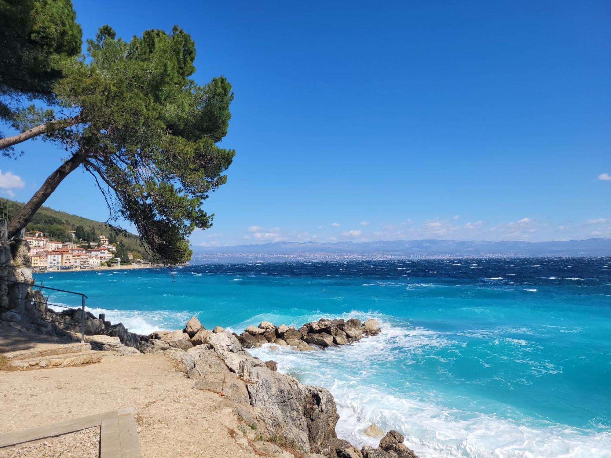 Ferienwohnung Mit Pool Kroatien Mit Meerblick Und Pool Lovran Εξωτερικό φωτογραφία